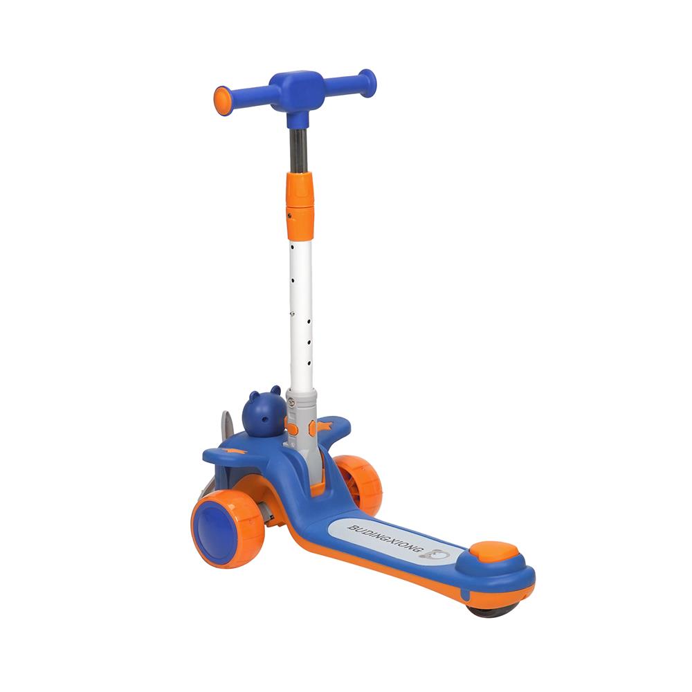 สกู๊ตเตอร์น้องหมี GRANDE JSC688-1 สีน้ำเงิน