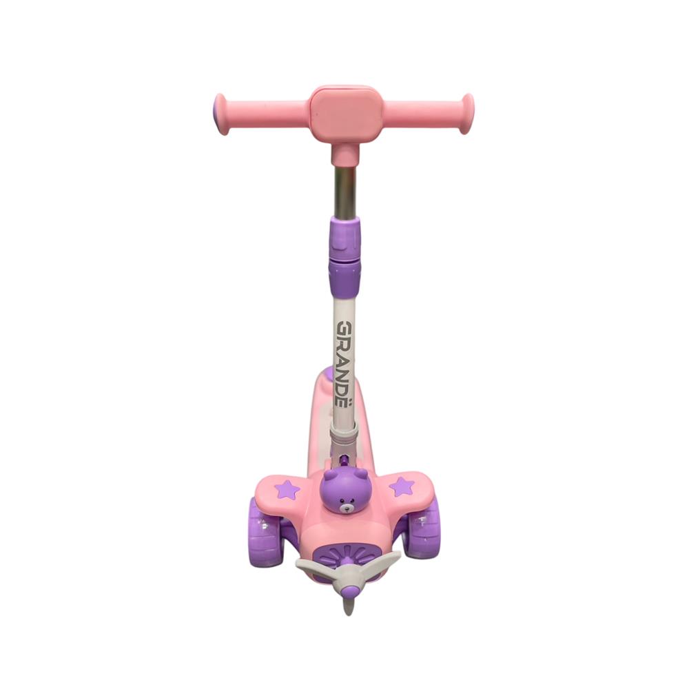 สกู๊ตเตอร์น้องหมี GRANDE JSC688-1 สีชมพู