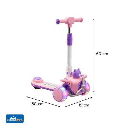 สกู๊ตเตอร์น้องหมี GRANDE JSC688-1 สีชมพู_5