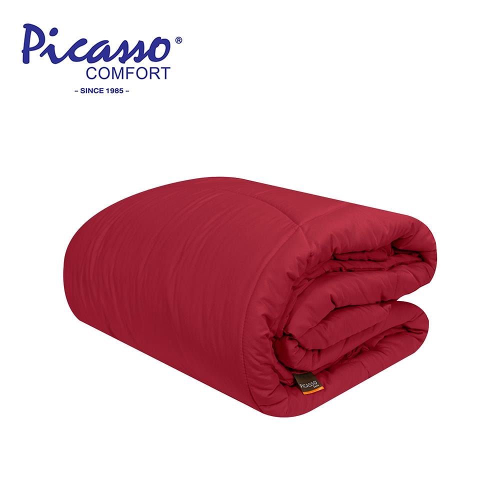ผ้านวม PICASSO SMILE M4RD 100x90 นิ้ว สีแดง