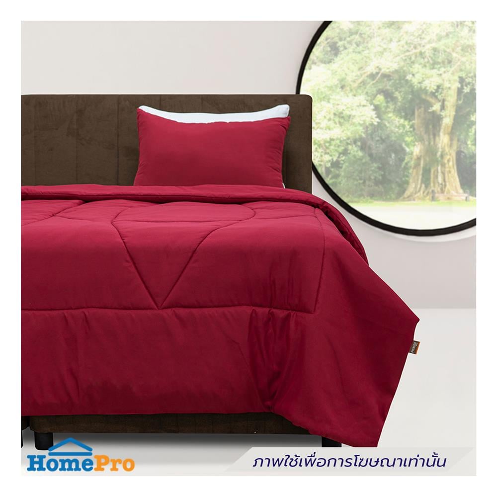 ผ้านวม PICASSO SMILE M4RD 100x90 นิ้ว สีแดง