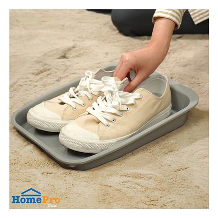 ถาดใส่รองเท้า STACKO KEPT 26.8X36.8X5.7 ซม. สีเทา_3