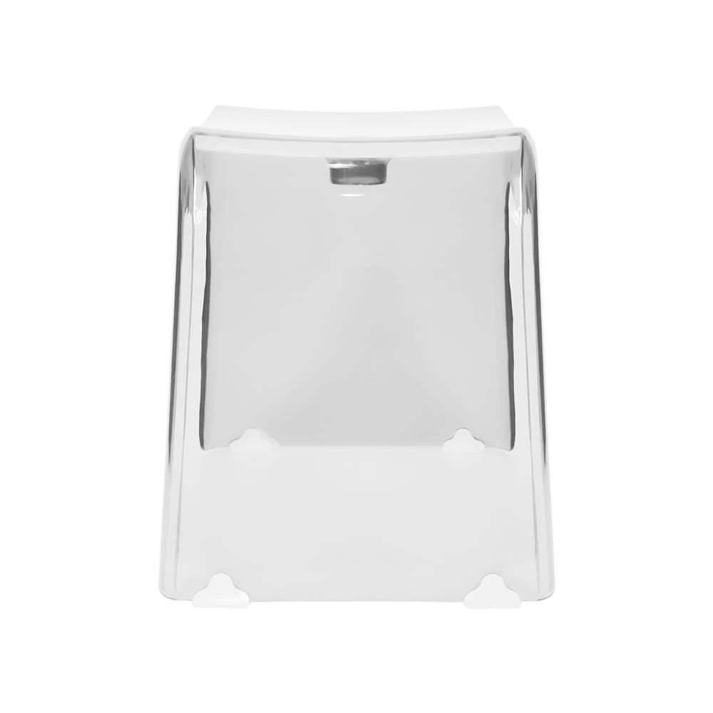 เก้าอี้เตี้ยพลาสติก ACCO SIZE M 39X24.5X28.5 ซม. สีใส