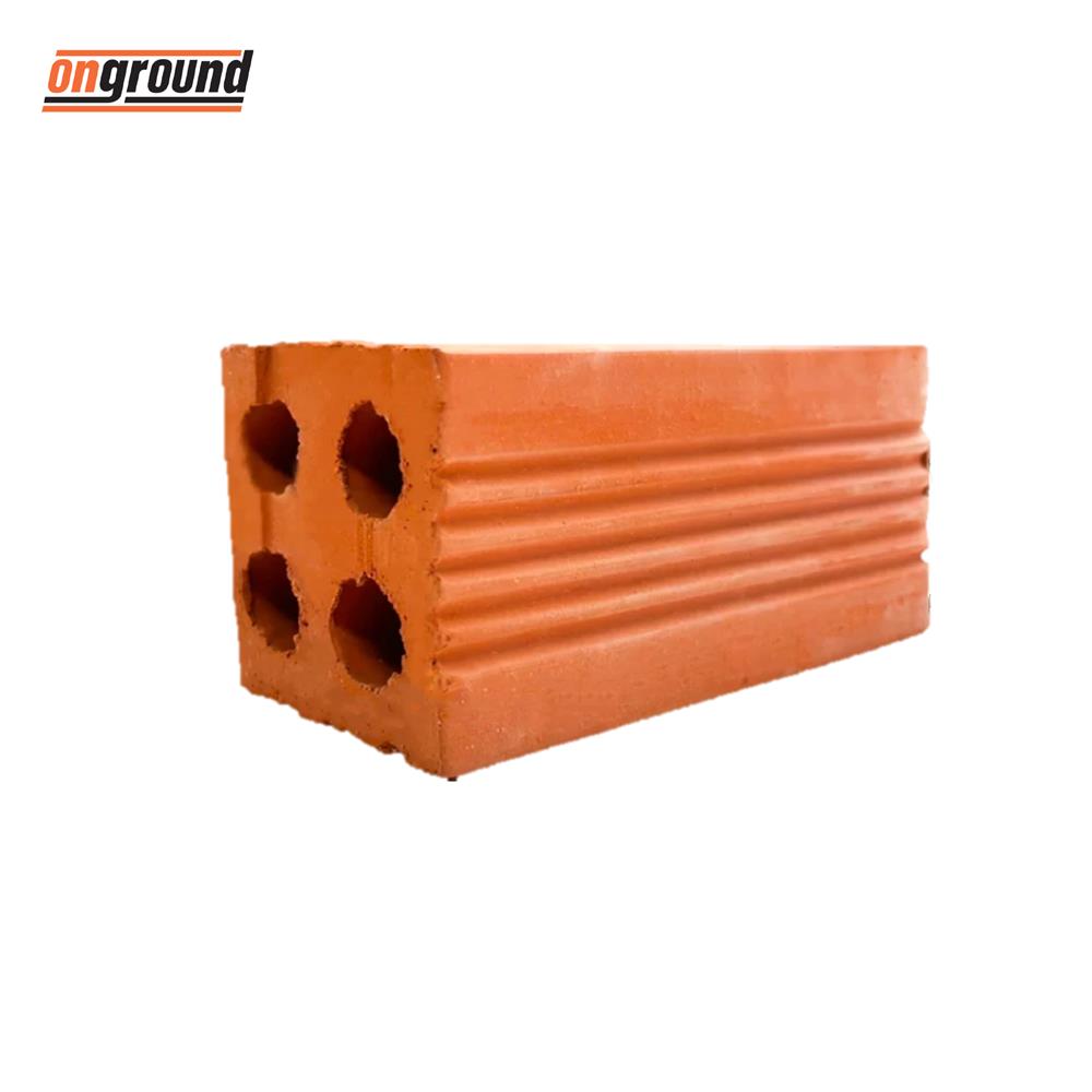 อิฐแดง 4 รู ONGROUND 8x8x17 ซม.