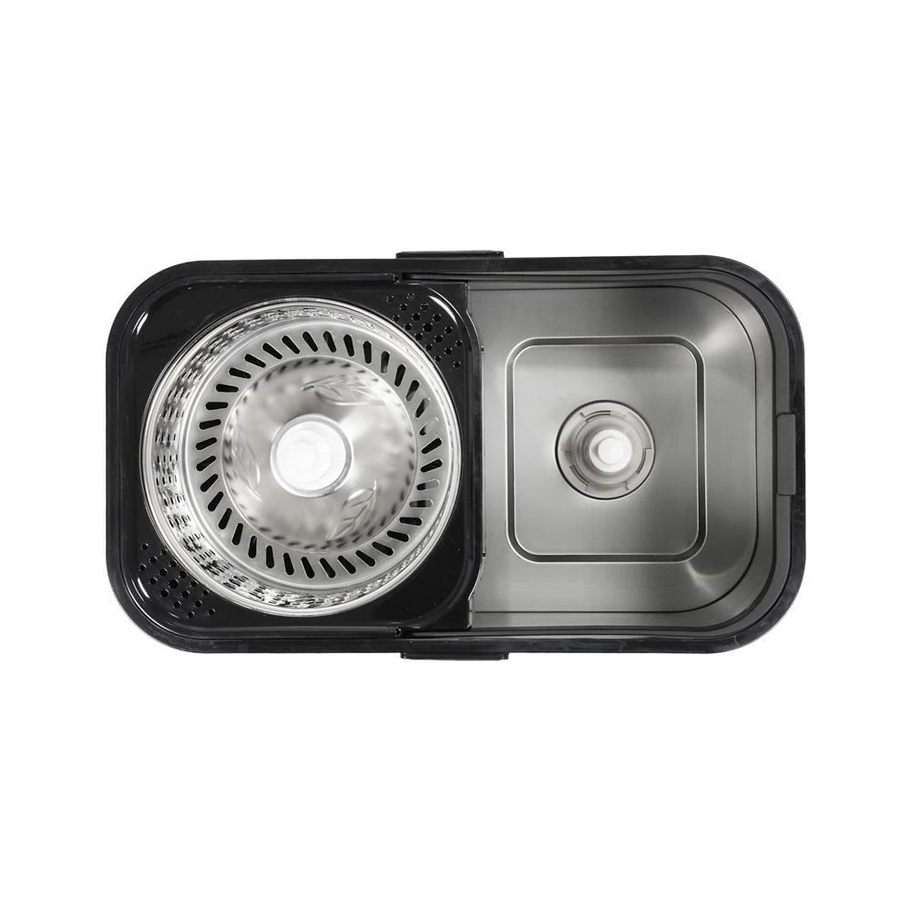 ชุดถังปั่นสเตนเลสพร้อมไม้ม็อบ ACCO LAVISH สีเงิน