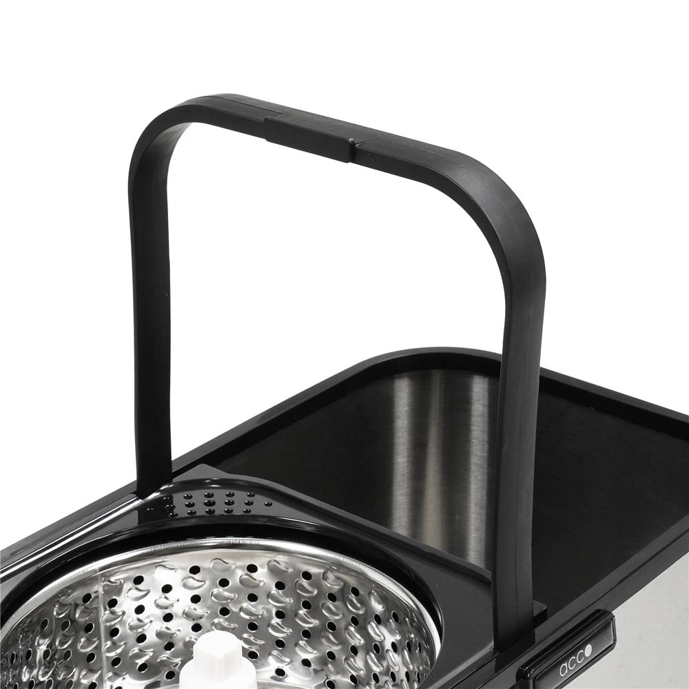 ชุดถังปั่นสเตนเลสพร้อมไม้ม็อบ ACCO LAVISH สีเงิน