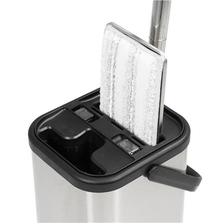 ชุดถังรีดม็อบสเตนเลสพร้อมไม้ถูพื้น ACCO LAVISH สีเงิน_3