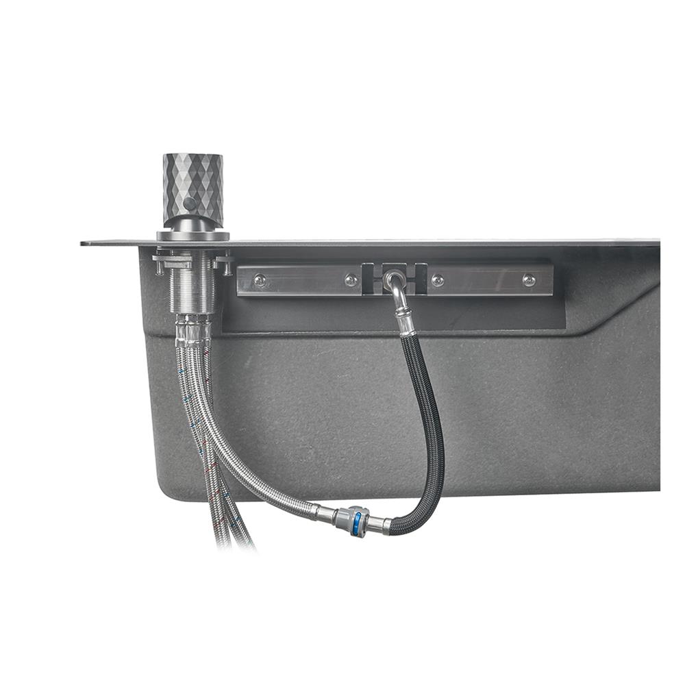 ซิงค์ฝัง 1 หลุม MEX SM761GFGM 76 ซม. สีดำ