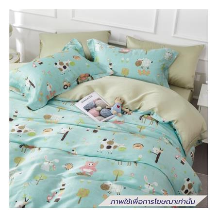 ชุดผ้าปูที่นอน 6 ฟุต (ชุด 6 ชิ้น) ESSE TENCEL 520T 5308 GREEN_0