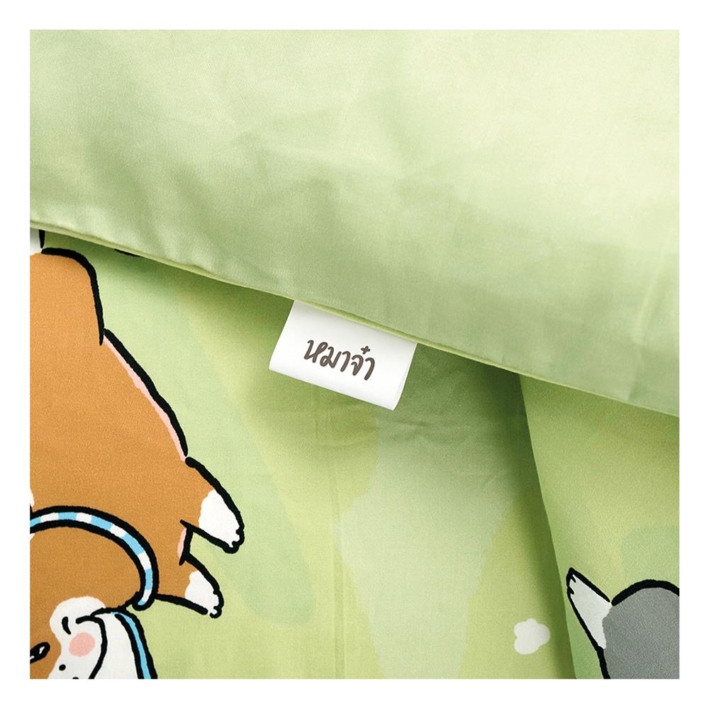ชุดผ้าปูที่นอน 6 ฟุต (ชุด 6 ชิ้น) TULIP หมาจ๋า 02064-MJC003