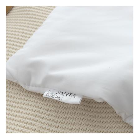 ชุดผ้าปูที่นอน 6 ฟุต (ชุด 6 ชิ้น) SANTA BEDDING สีขาว_5