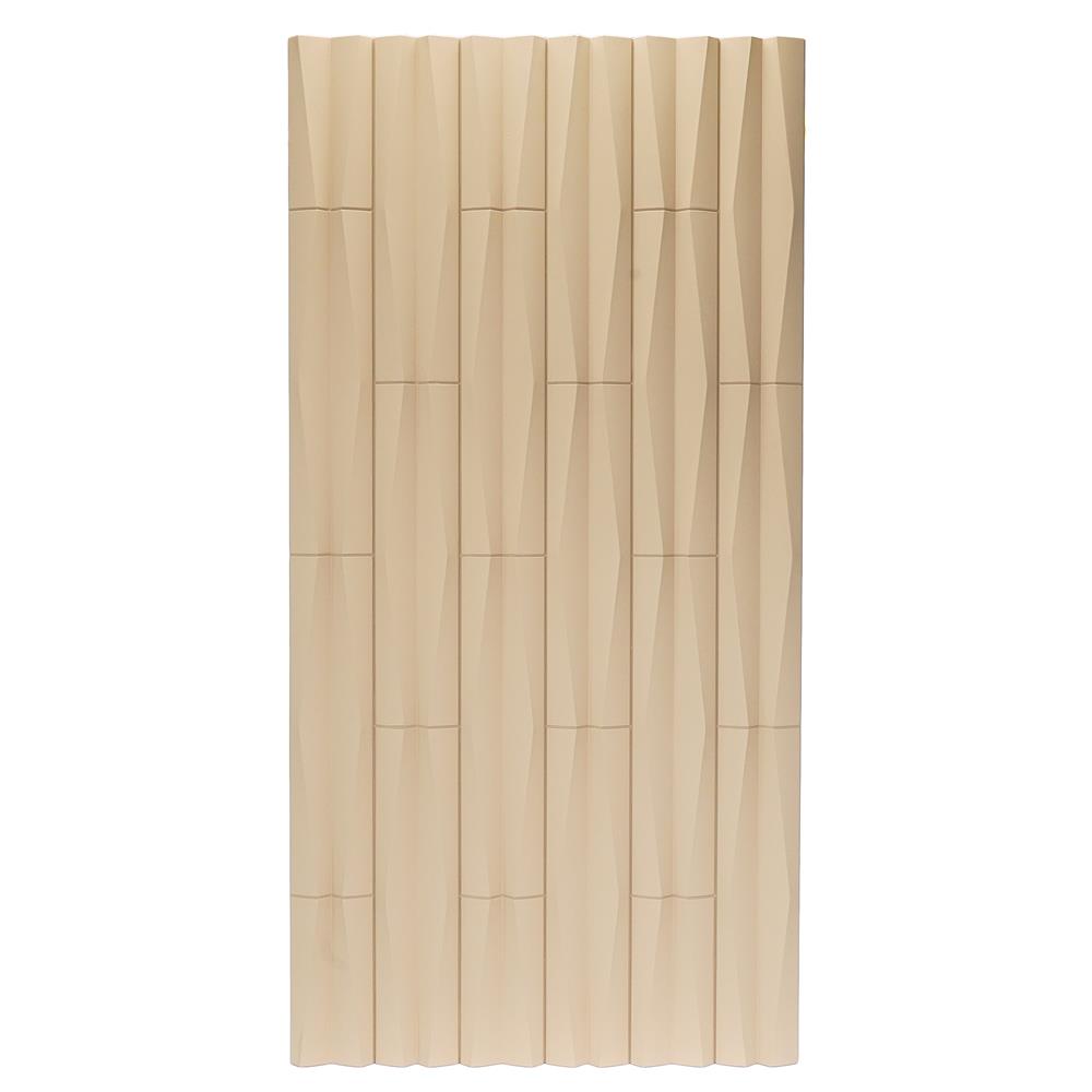 แผ่นตกแต่งผนัง PU 60x120 ซม. TARA BAMBOO BROWN