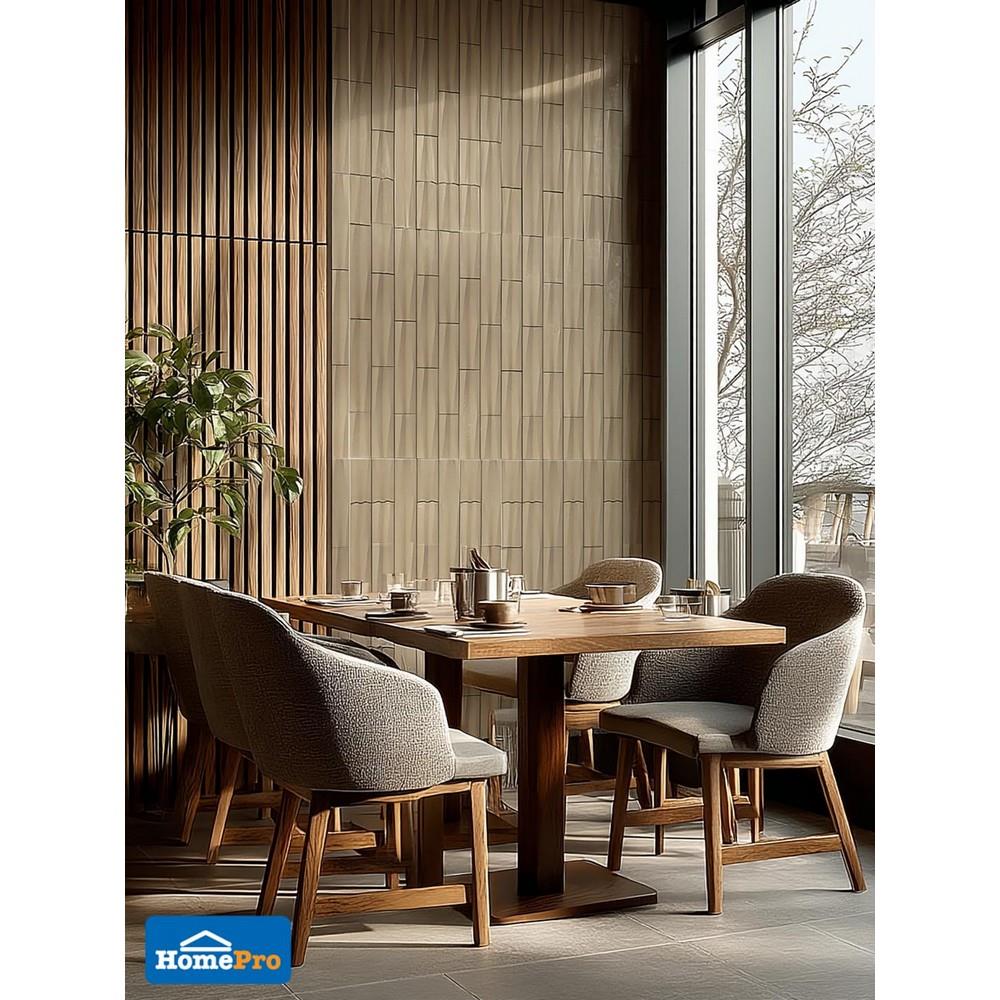 แผ่นตกแต่งผนัง PU 60x120 ซม. TARA BAMBOO BROWN