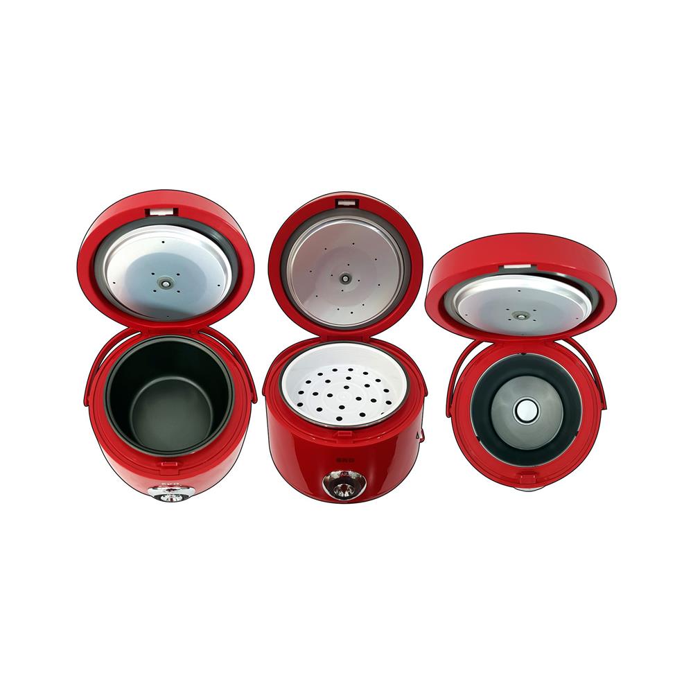 หม้อหุงข้าว MANUAL SKG SK-618 1.8 ลิตร สีดำ/แดง