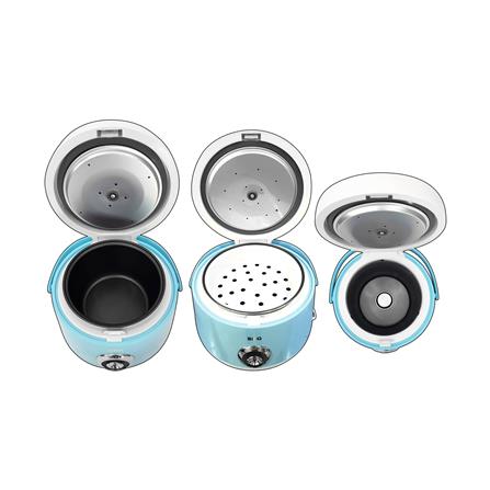หม้อหุงข้าว MANUAL SKG SK-618 1.8 ลิตร สีขาว/ฟ้า_5
