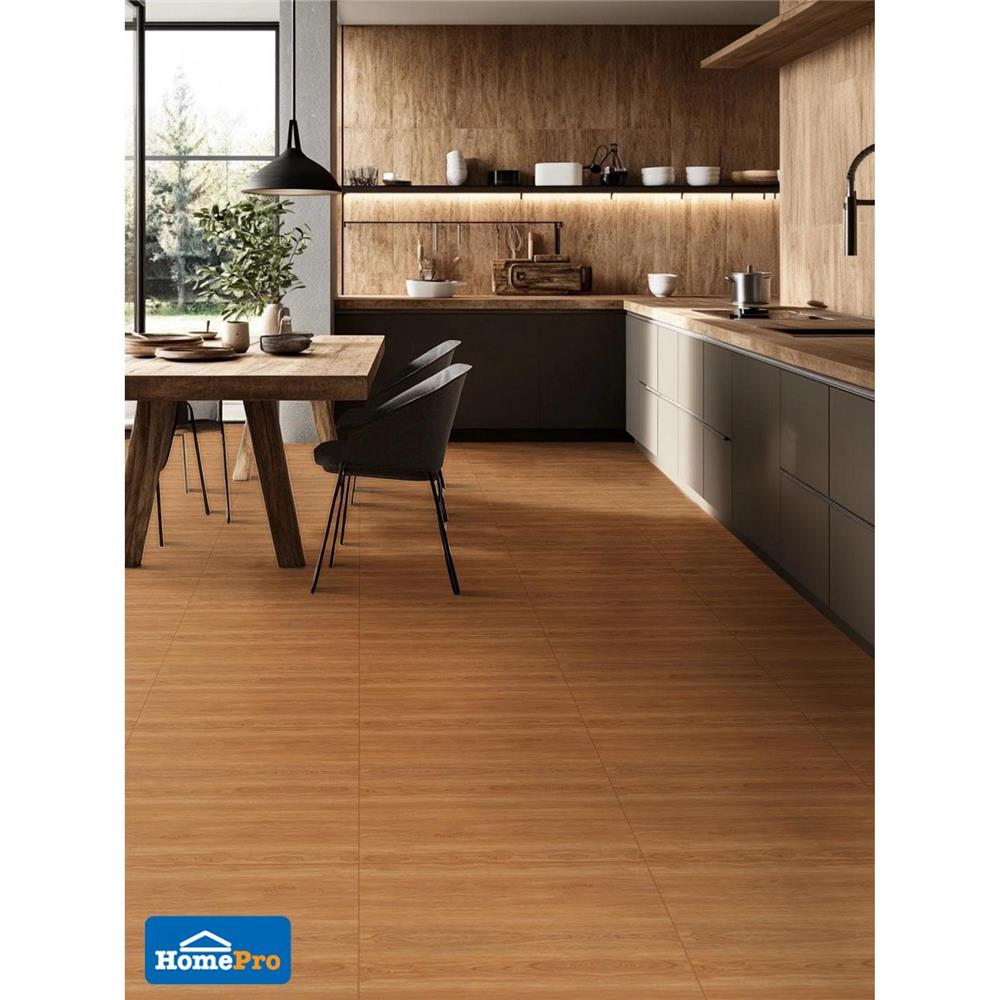 กระเบื้องพื้น 60x60 ซม. TARA คามิน วู้ด บราวน์ A 1.44 ตร.ม.