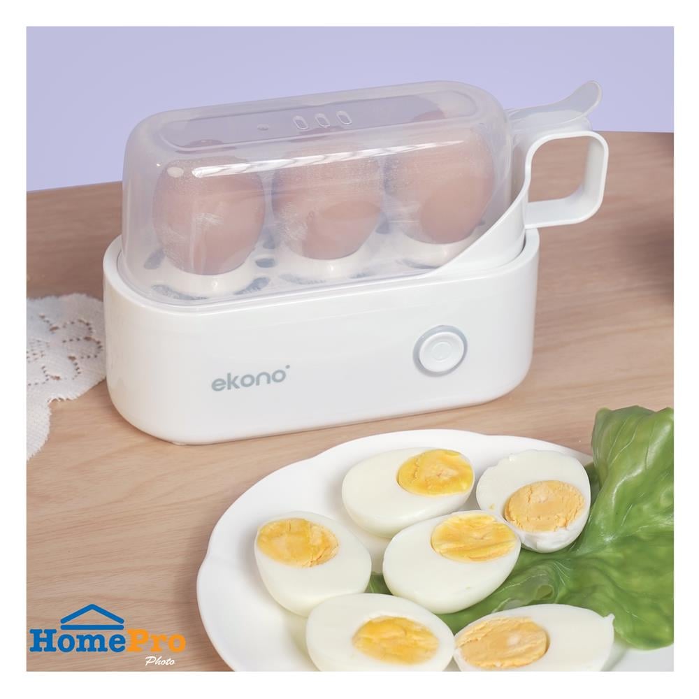 เครื่องนึ่งไข่ EKONO EK-EMK01 สีขาว