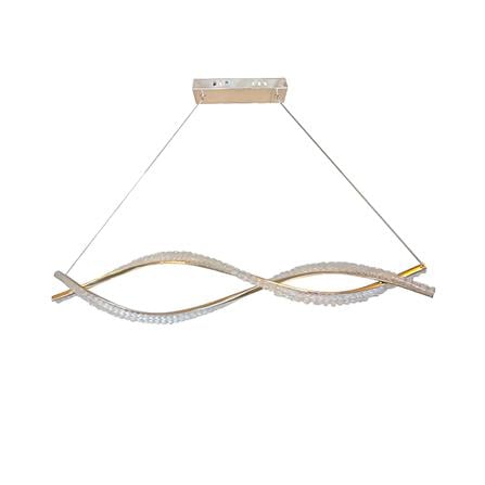 ไฟช่อ LED NEOLIGHT 1086-1000 30 วัตต์ COOL WHITE  สีทอง/ใส 1 หัว_0
