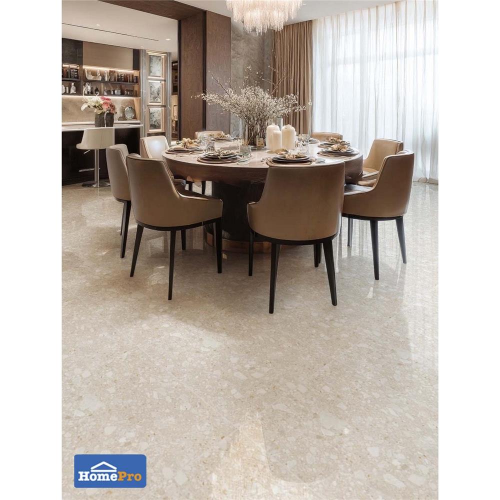 กระเบื้องพื้น 50x50 ซม. TARA เซ็นฉะ เบจ A 1 ตร.ม.