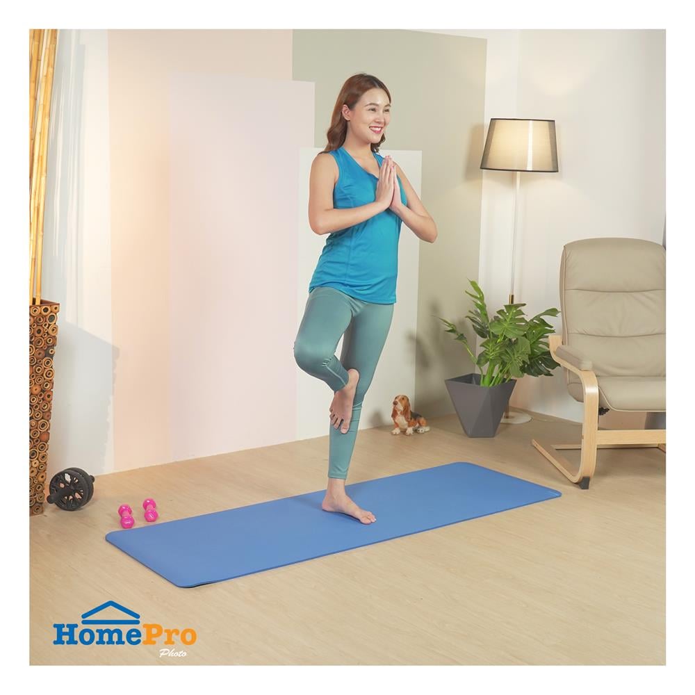 เสื่อโยคะ HOME LIVING STYLE FLOW 61X183 ซม. สีน้ำเงิน