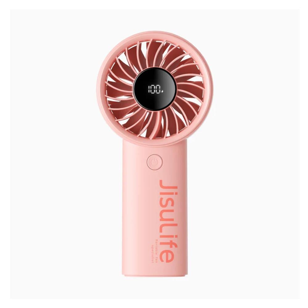 พัดลมพกพา JISULIFE HHFAN-LIFE4 5000MAH สีชมพู