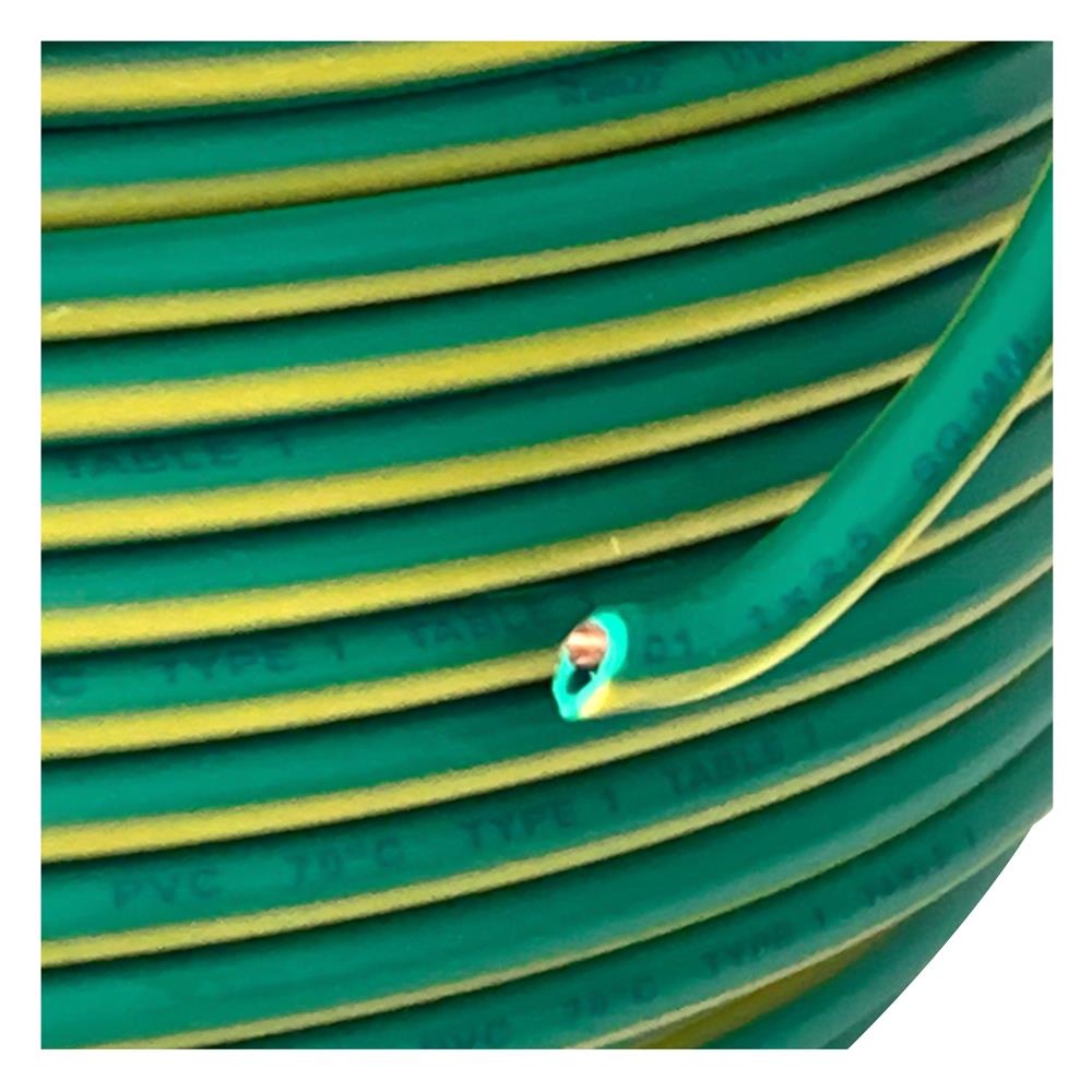 สายไฟ THW IEC01 RANZZ 1x2.5 ตร.มม. 30 ม. สีเขียว/เหลือง