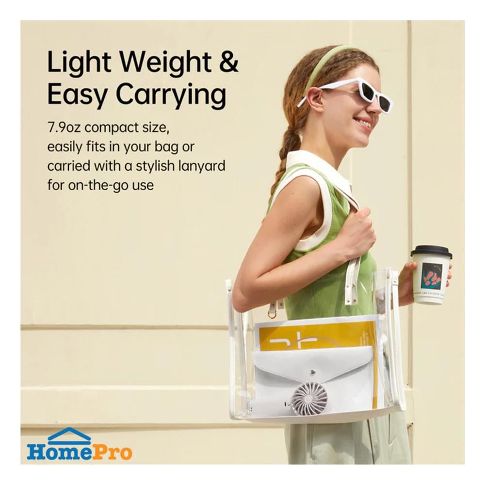 พัดลมพกพา JISULIFE HHFAN-LIFE4 3600MAH สีเทา