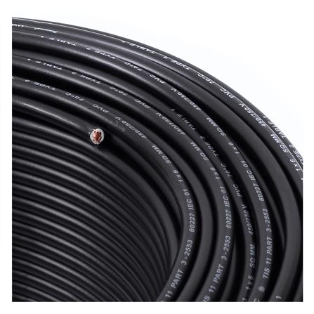 สายไฟ THW IEC01 RANZZ 1x6 ตร.มม. 100 ม. สีดำ_2