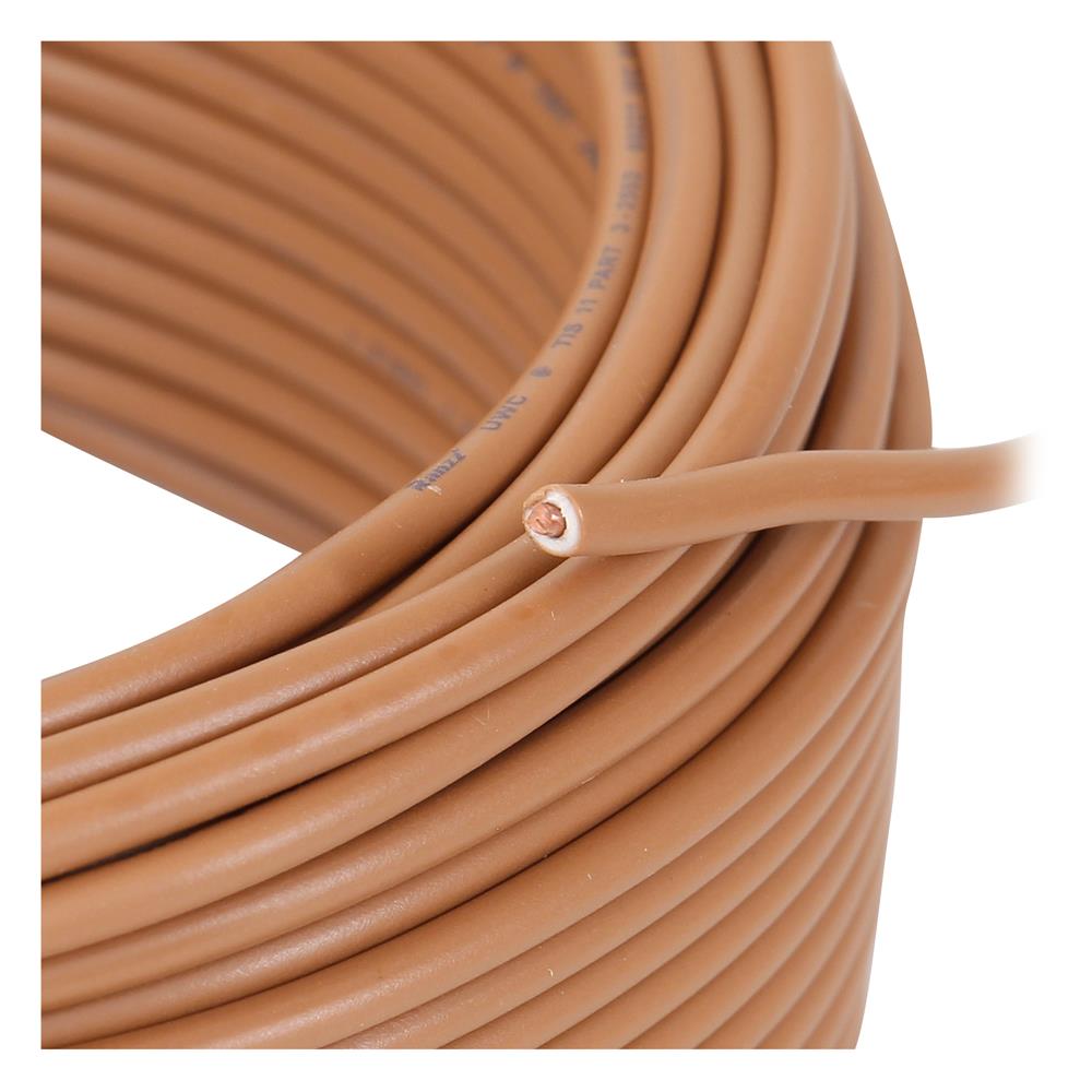 สายไฟ THW IEC01 RANZZ 1x1.5 ตร.มม. 30 ม. สีน้ำตาล