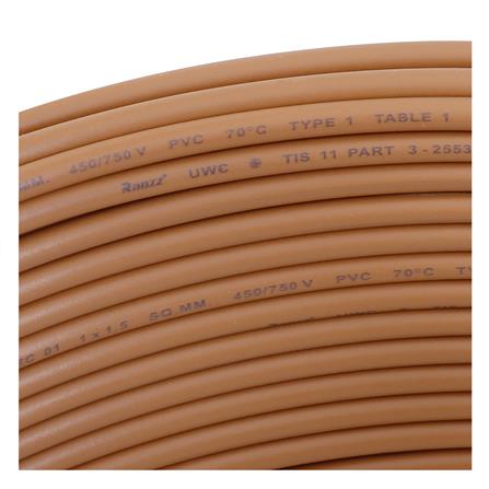 สายไฟ THW IEC01 RANZZ 1x1.5 ตร.มม. 30 ม. สีน้ำตาล_3