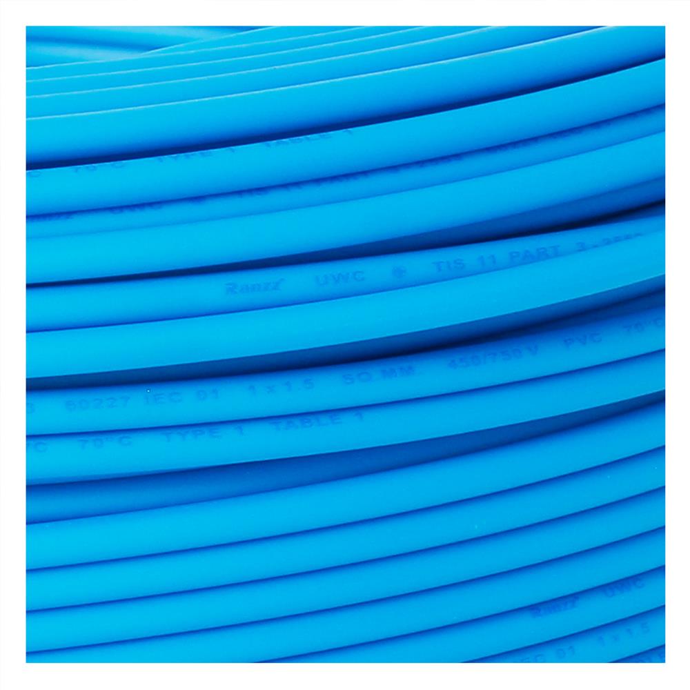 สายไฟ THW IEC01 RANZZ 1x1.5 ตร.มม. 100 ม. สีฟ้า