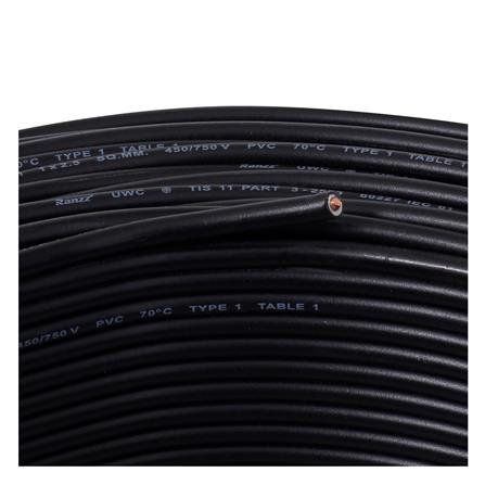 สายไฟ THW IEC01 RANZZ 1x2.5 ตร.มม. 100 ม. สีดำ_2