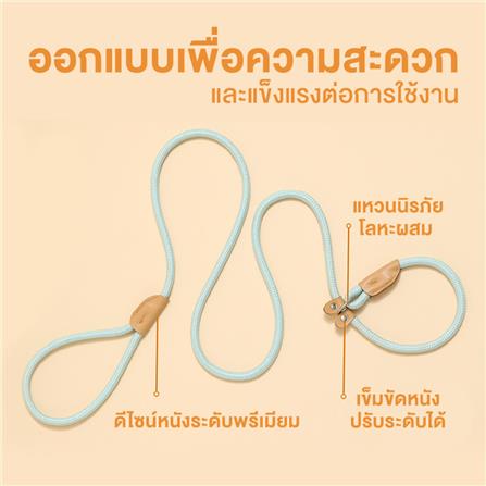 สายจูงสัตว์เลี้ยง PETUS 1.8 เมตร สีฟ้า_4