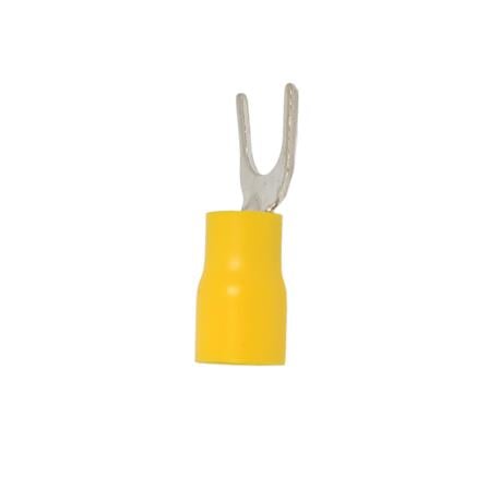 หางปลาแฉกหุ้ม ELECKTA 4-6 ตร.มม. สีเหลือง (แพ็ก 20 ชิ้น)_1