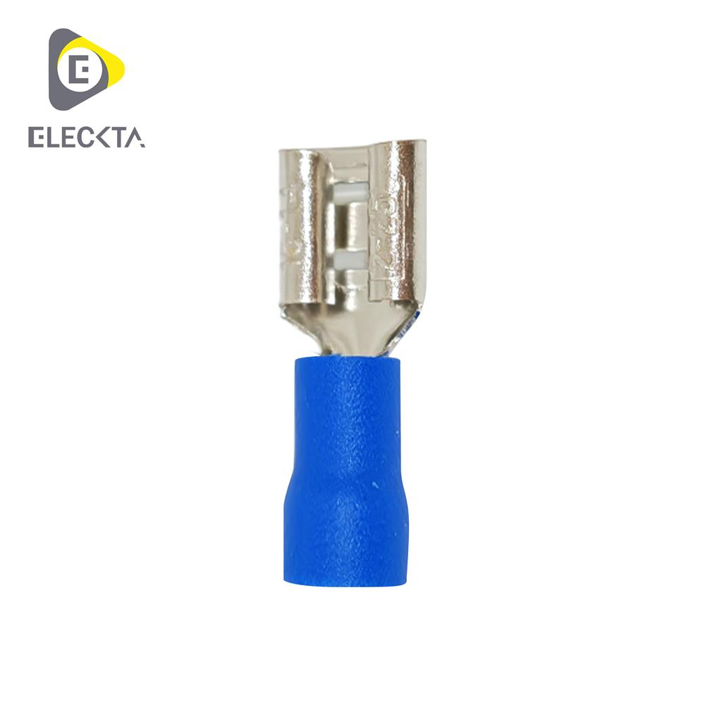 หางปลาเสียบตัวเมีย ELECKTA 1.5-2.5 ตร.มม. สีน้ำเงิน (แพ็ก 20 ชิ้น)