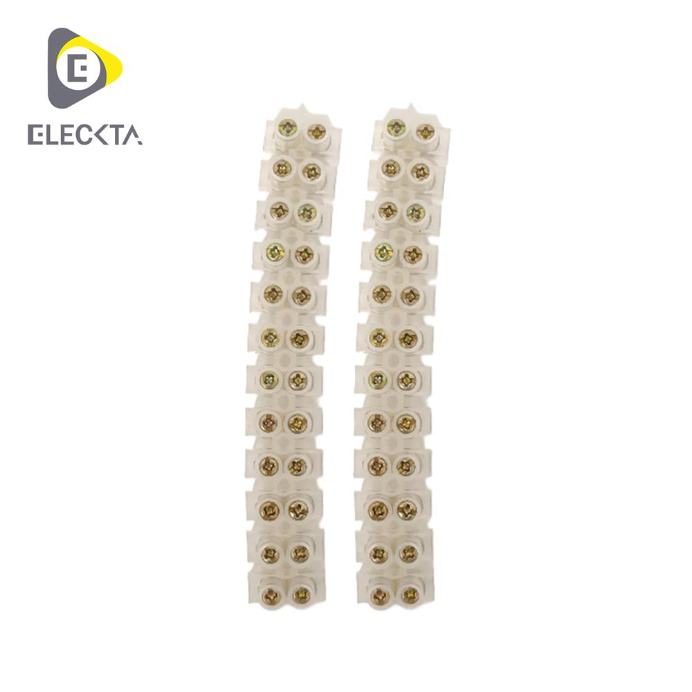 แผงพลาสติกต่อสาย 12 ช่อง ELECKTA 2.5 มม. 3 แอมป์