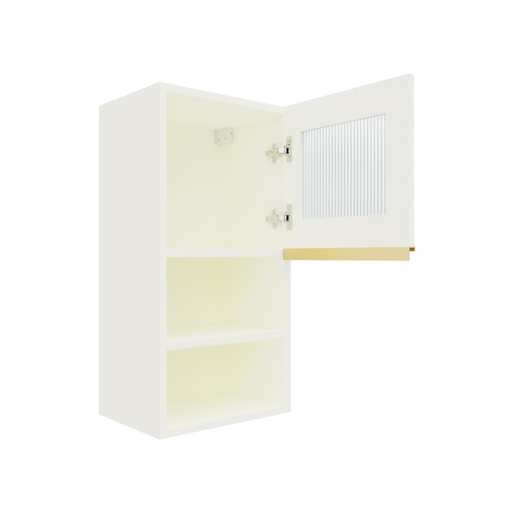ตู้แขวนกระจกช่องโล่ง S1 JUPITER JUVENTAS 40x80 ซม. สีขาว