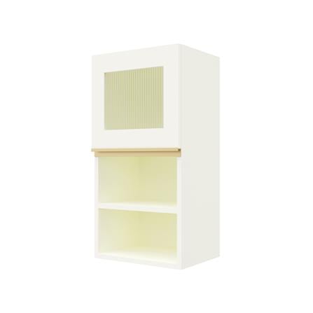 ตู้แขวนกระจกช่องโล่ง S1 JUPITER JUVENTAS 40x80 ซม. สีขาว_1
