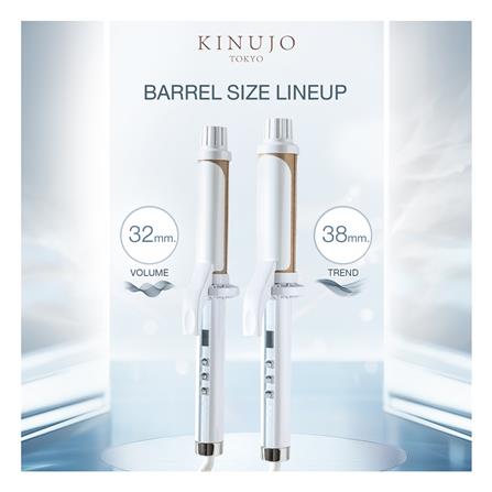 เครื่องม้วนผม KINUJO KC38N สีขาว_6