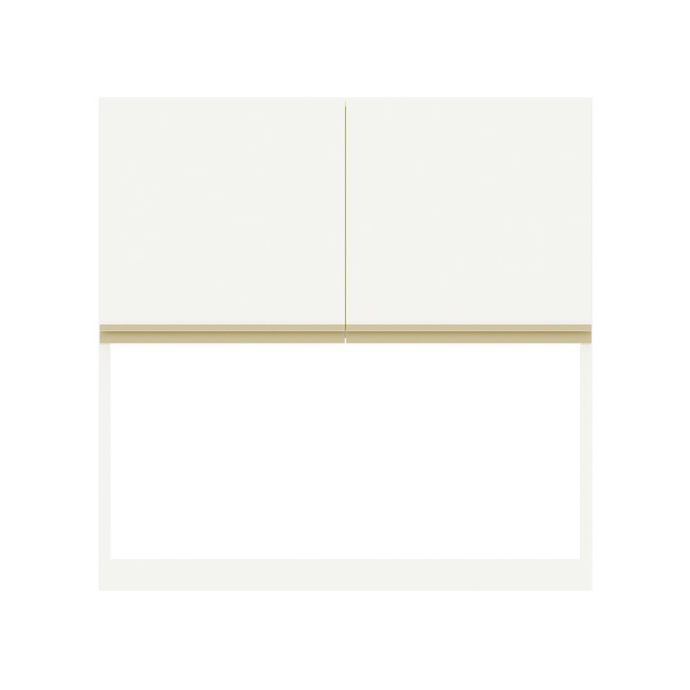 ตู้แขวนคว่ำจานเรียบ JUPITER JUVENTAS 80x80 ซม. สีขาว