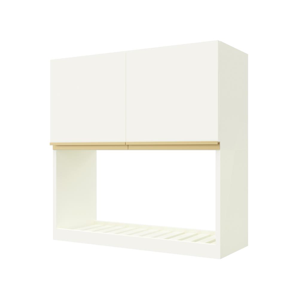 ตู้แขวนคว่ำจานเรียบ JUPITER JUVENTAS 80x80 ซม. สีขาว