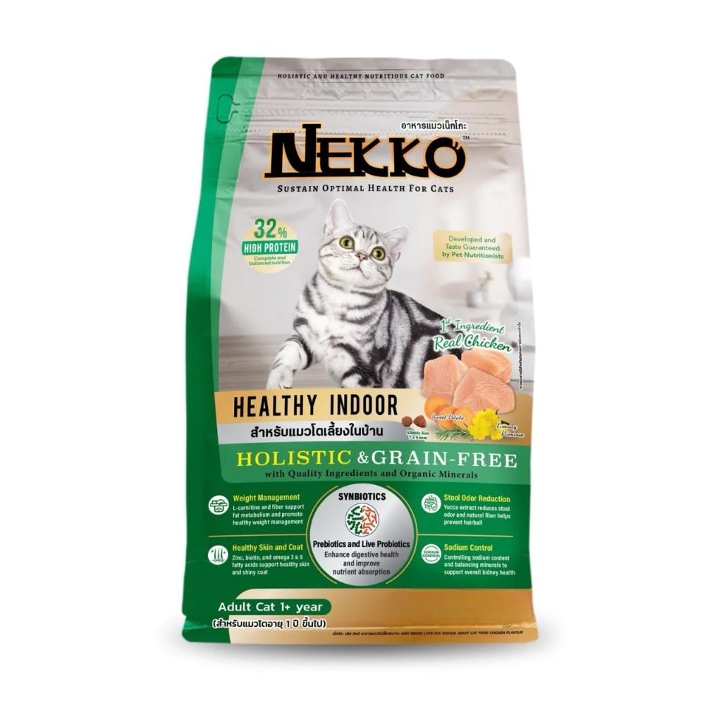 อาหารแมว NEKKO HEALTHY INDOOR 10 กก.