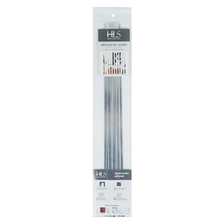 สติ๊กเกอร์ DIY HOME LIVING STYLE AC 1x50 ซม. สีเงิน (แพ็ก 10 ชิ้น)_2