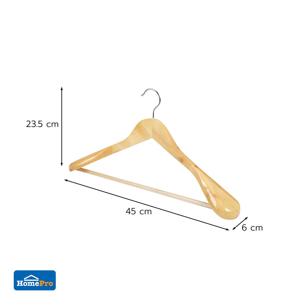 ไม้แขวนเสื้อสูท PLIM WHS07016