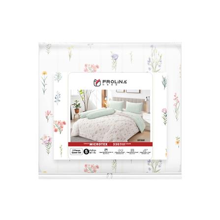 ชุดผ้าปูที่นอน 5 ฟุต (ชุด 6 ชิ้น) FROLINA MICROTEX DF068_4