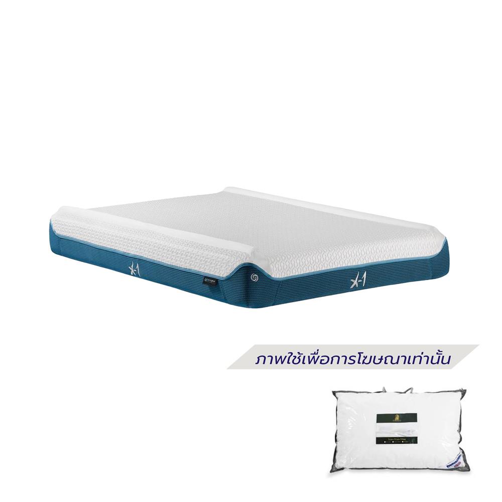 ที่นอน 3.5 ฟุต BEDGEAR X1 (พร้อมหมอนหนุน 1 ใบ)