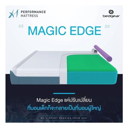 ที่นอน 3.5 ฟุต BEDGEAR X1 (พร้อมหมอนหนุน 1 ใบ)_4