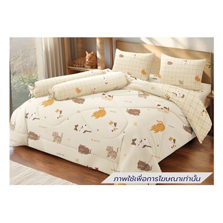 ชุดผ้าปูที่นอน 6 ฟุต (ชุด 6 ชิ้น) FROLINA MICROTEX DF066_0