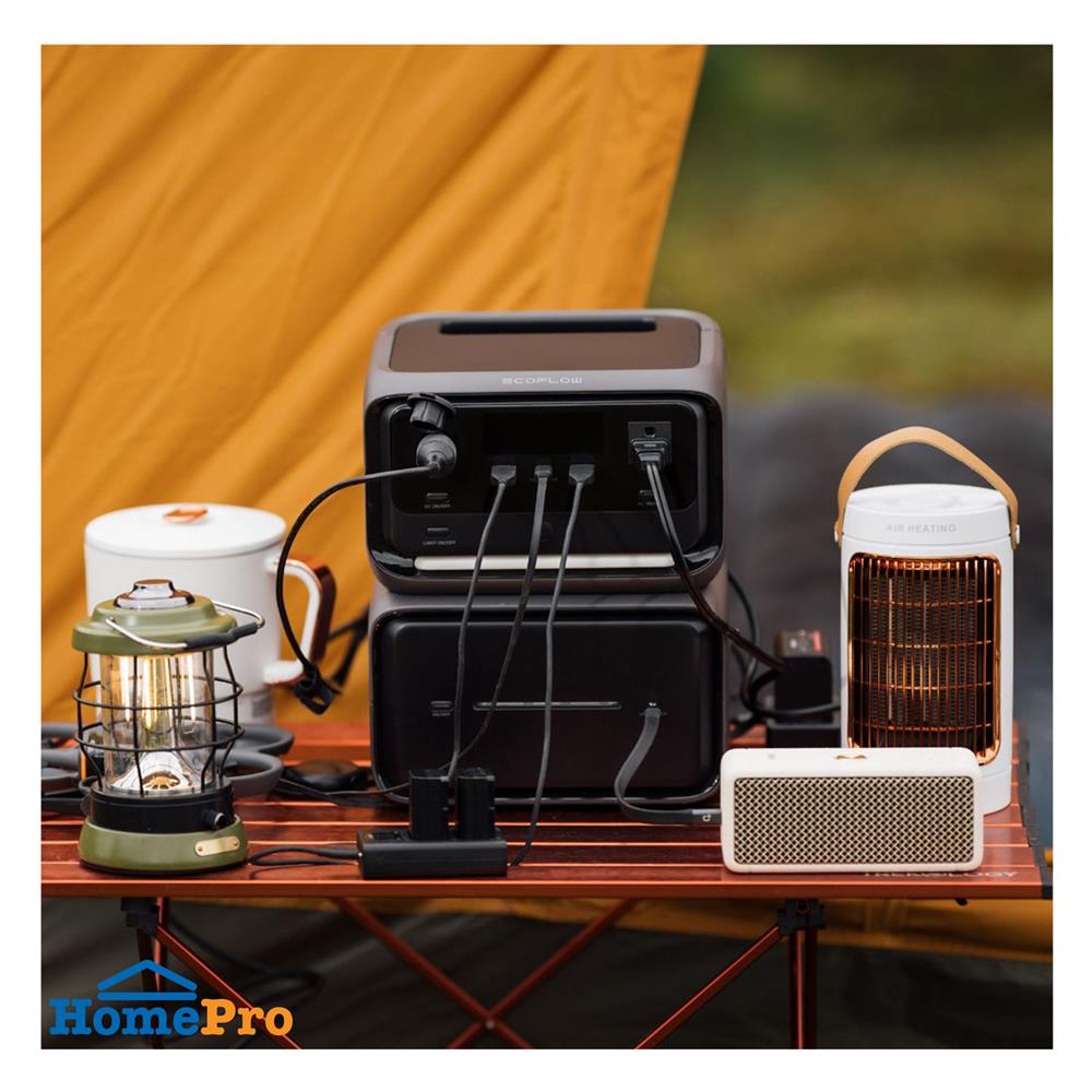 POWER BOX ECOFLOW RIVER 3 MAX PLUS 600 วัตต์ สีดำ