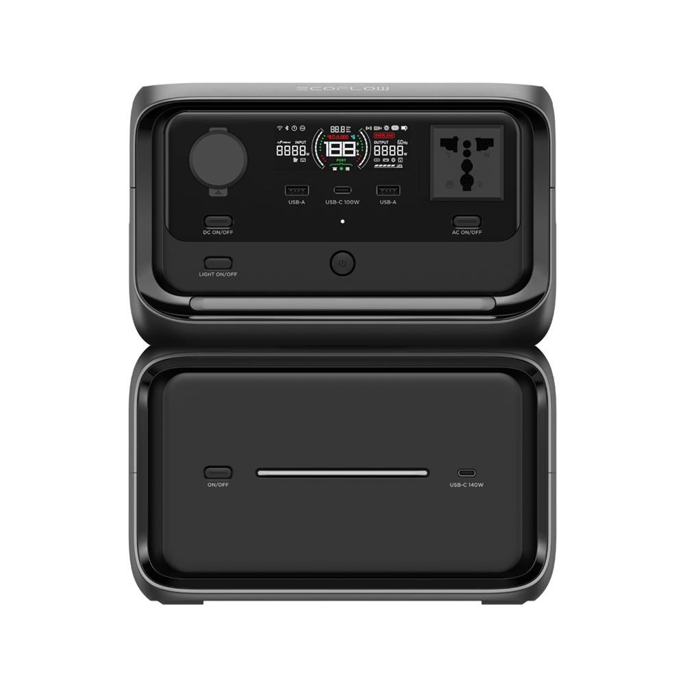 POWER BOX ECOFLOW RIVER 3 MAX PLUS 600 วัตต์ สีดำ_0